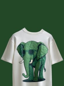 Walking Elph Puff Oversized Tee/T shirt