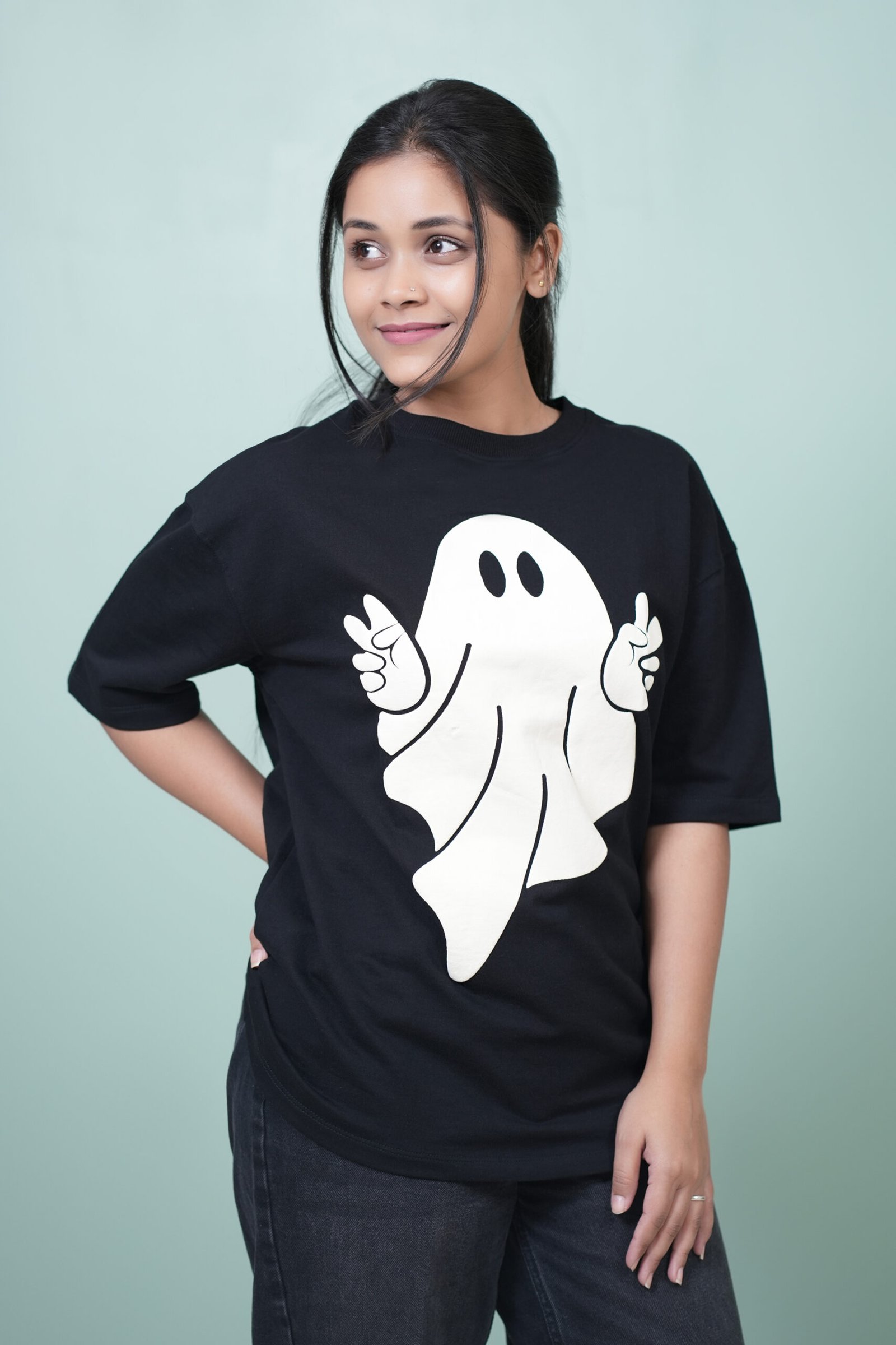 Funky Ghost Oversized T-shirt