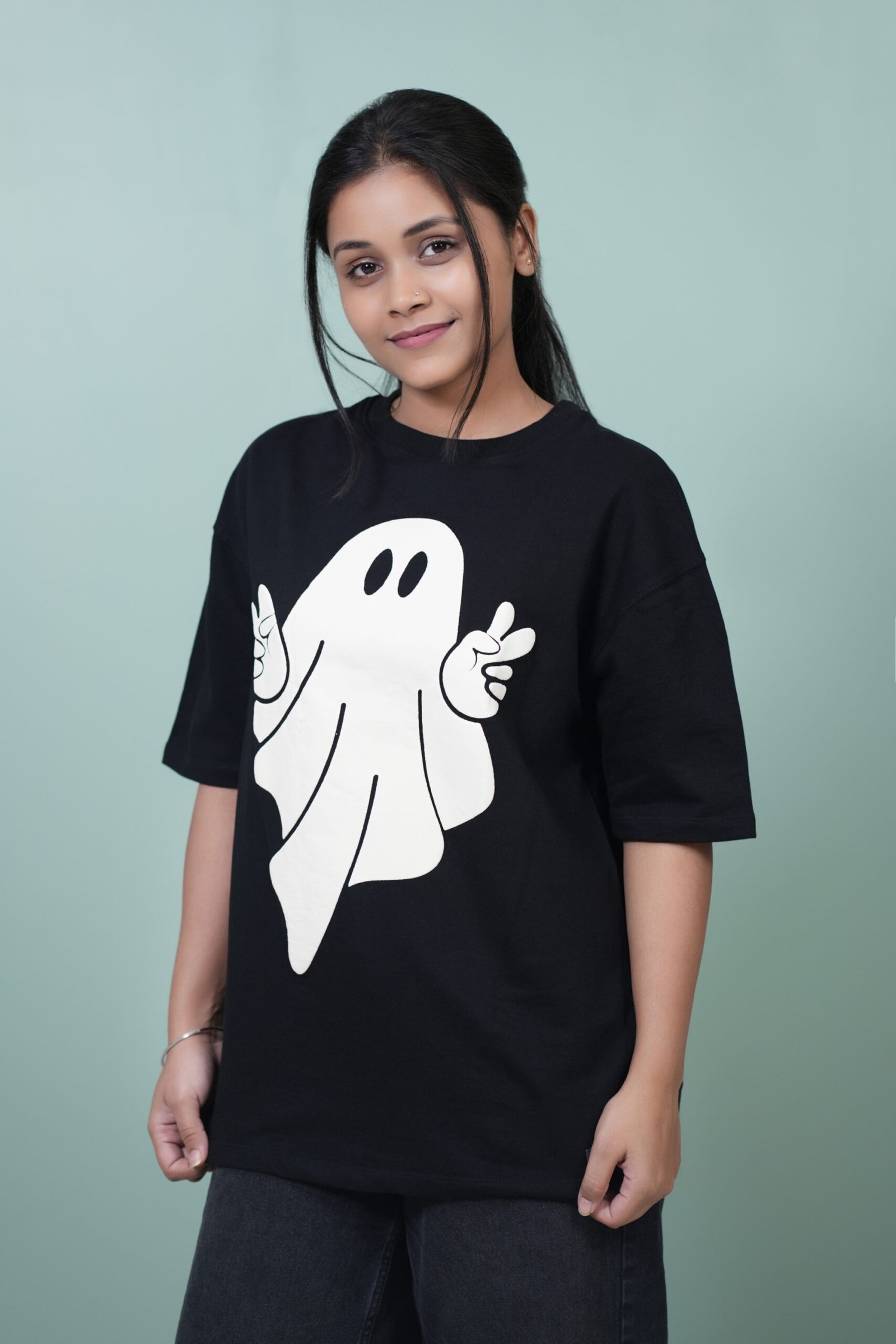 Funky Ghost Oversized T-shirt