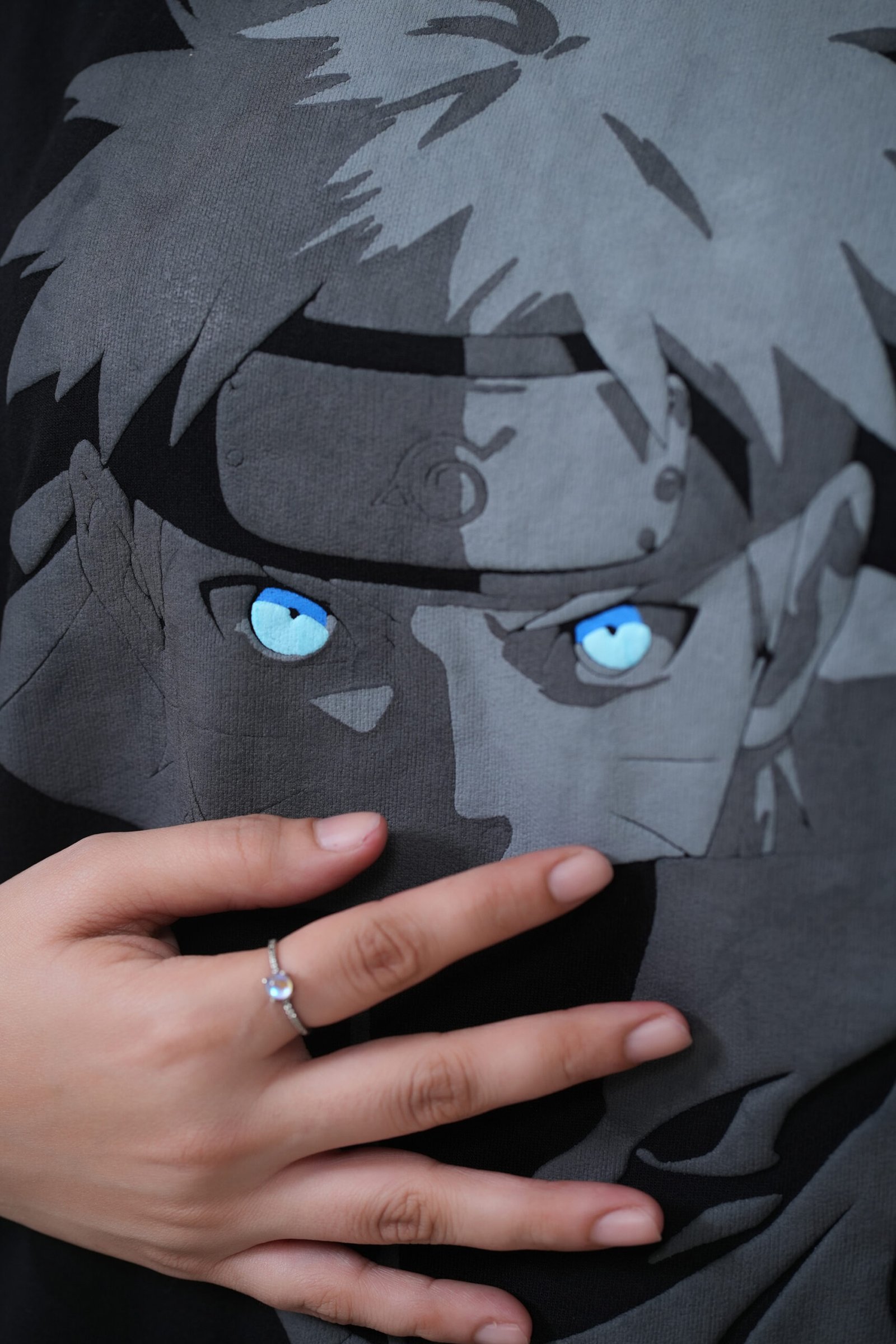 Naruto Blue Eyes Oversized T-shirt