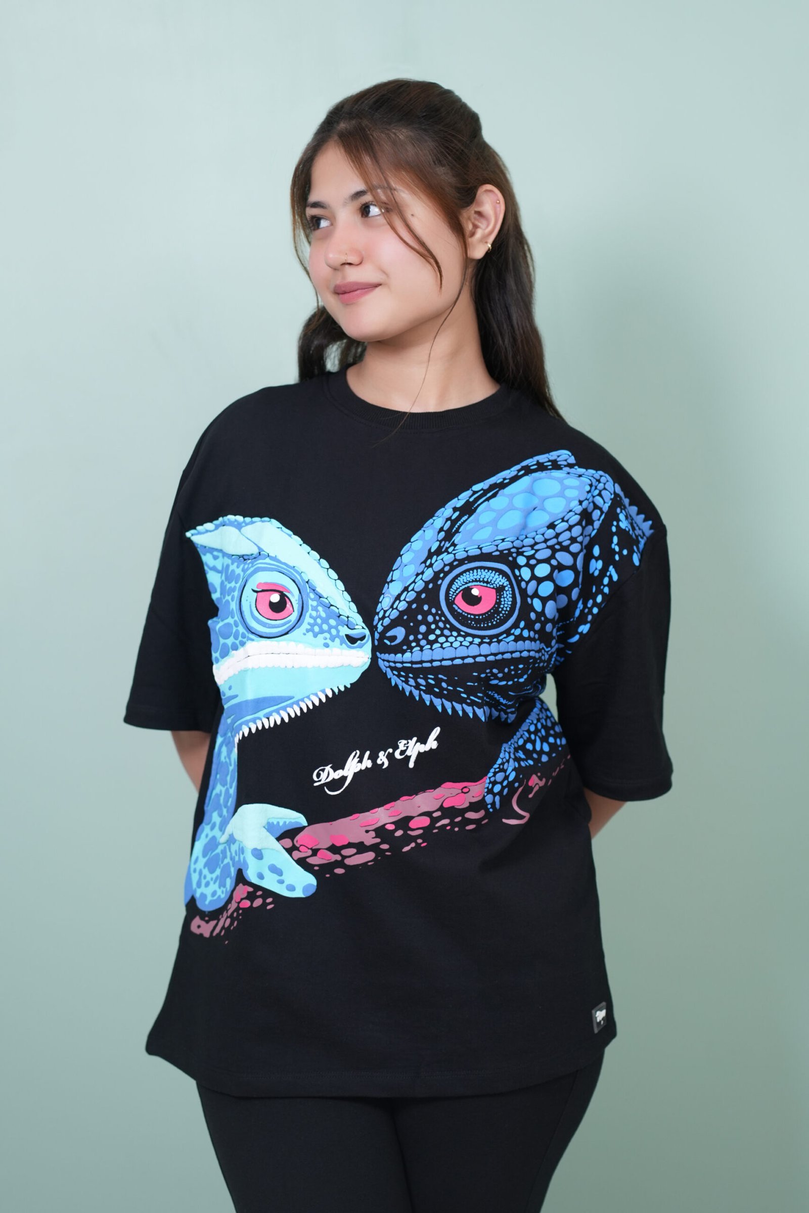 The Cool Chameleon Oversized T-shirt