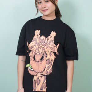 The Gentle Giraffe Oversized Tshirt