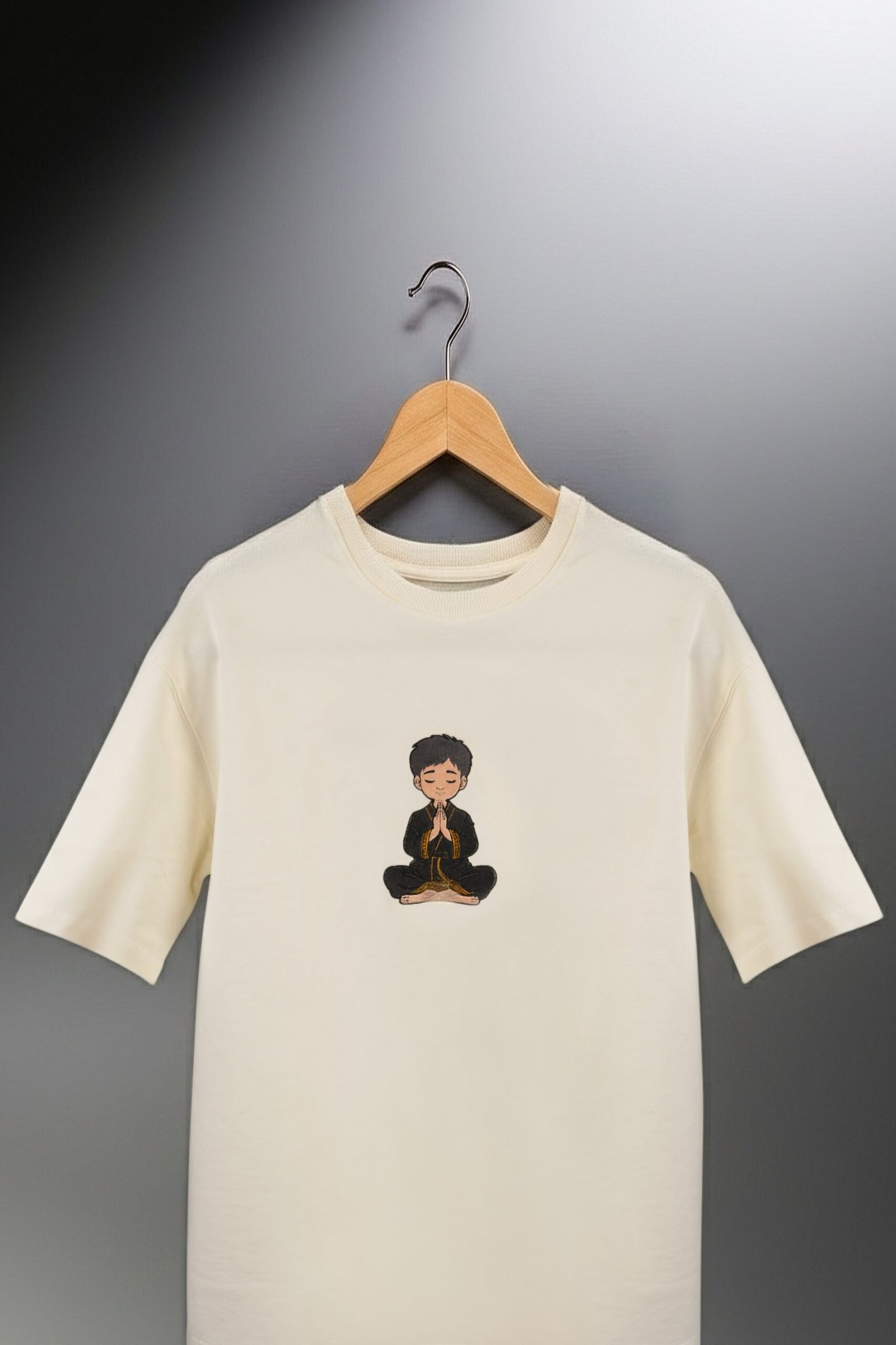 Male Yoga Monk Oversized Tshirt